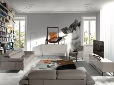 Кожаное кресло с обивкой капитоне Iker 75X80X89 CM 4