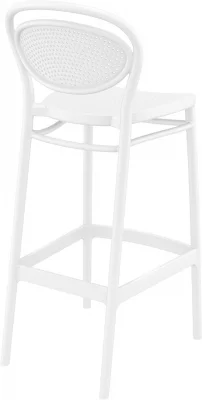 Пластиковый барный стул Marcel Bar 45X52X106 CM белый 3