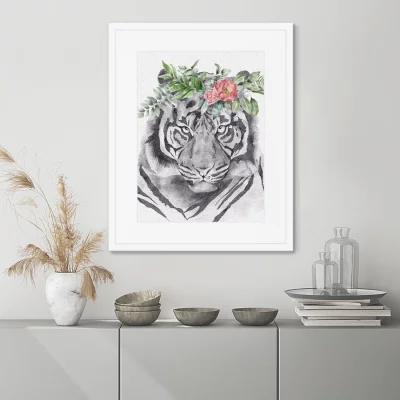 Постер Graceful tiger 42X52 CM 3
