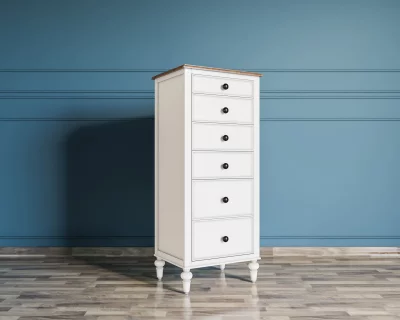 Узкий комод Одри 50X40X120 CM 4