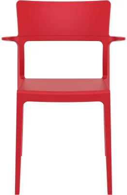Стул Plus 58X55X84 CM красного цвета 4