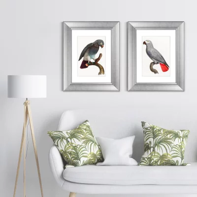 Диптих Beautiful parrots 41X51 / 41X51 CM 5