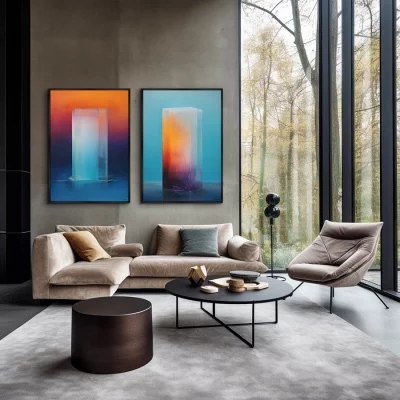 Набор из двух постеров на холсте The Ice Cold 75X105 / 75X105 CM 4