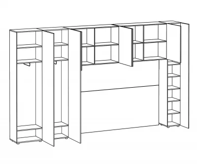 Композиция Modus 47 392X40X233 CM 3