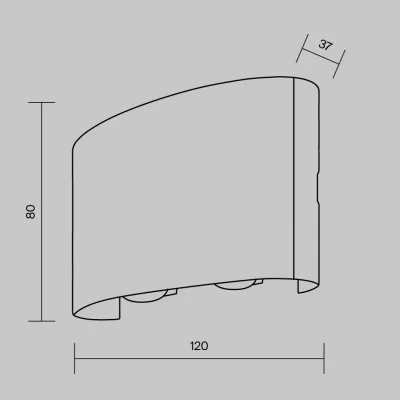 Архитектурная подсветка Strato 12X4X8 CM 7