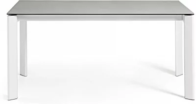 Раскладной стол Atta 140-200X90X76 CM с керамической светло серой столешницей 3