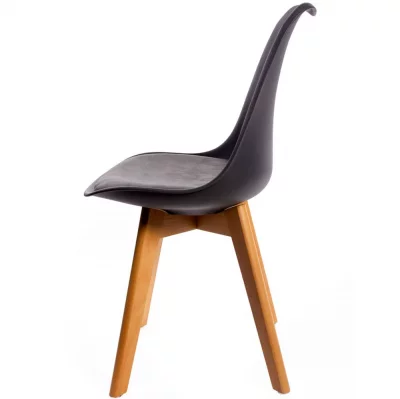 Комплект из 4 стульев Eames Bon чёрный 196X54X84 CM 4