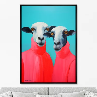 Постер на холсте A look into the soul 75X105 CM 6