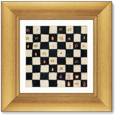 Диптих Book of Chess II Northern France 36X36 / 36X36 CM 4