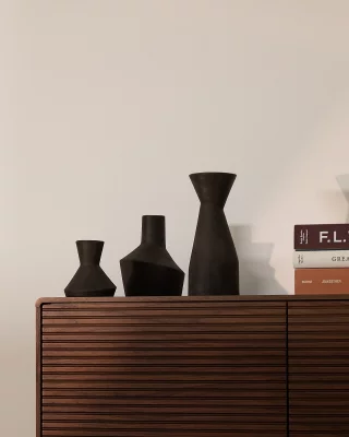 Набор из трёх ваз Dunari 11X11X12 / 14X14X18 / 10X10X25 CM 4