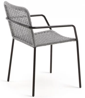 Стул с подлокотниками Boomer 60X56X80 CM серый 3