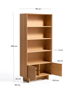 Стеллаж Norlen 90X35X190 CM 5