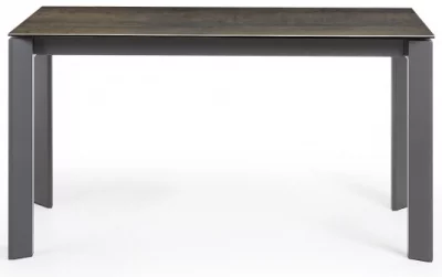Раскладной стол Atta 140-200X90X76 CM с имитацией состаренного метала серый 3