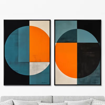 Набор из двух постеров на холсте The focus 75X105 / 75X105 CM 8