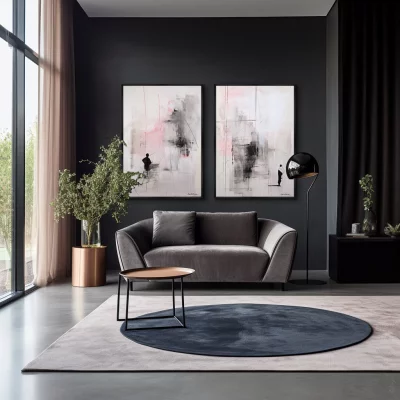 Набор из двух постеров на холсте Asian Etudes 75X105 / 75X105 CM 4