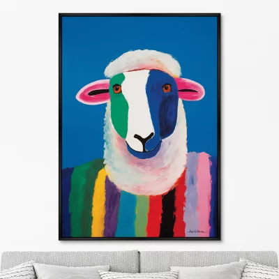 Постер на холсте Sheep couple 75X105 CM 6