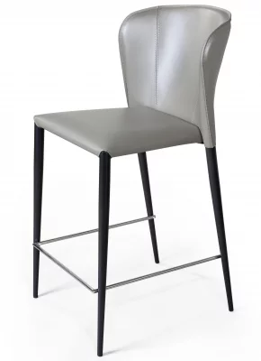 Стул полубарный Albert 44X55X99 CM серый 6