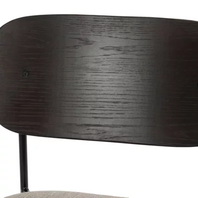 Обеденный стул из стали и шпона дуба Niceo 52X51X81 CM 6