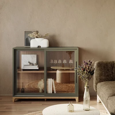 Низкая витрина Case 121X45X100 CM 3