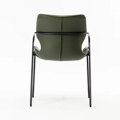 Стул Мангейм зеленая экокожа ножки черные 55X63X81 CM 5