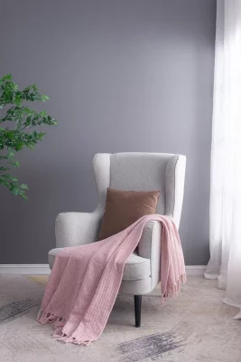 Хлопковый плед-покрывало 152X127X1 CM 11