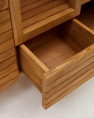 Мебель для ванной из массива тика Neria 120X45 CM 5