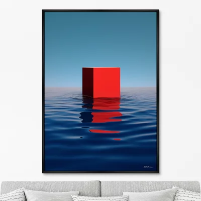 Постер на холсте Making waves 75X105 CM 6