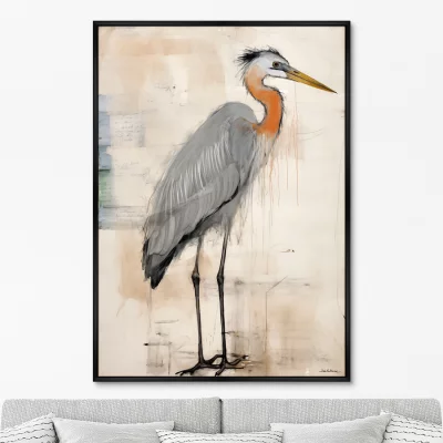 Постер на холсте Herons 75X105 CM 6