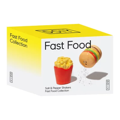 Набор из солонки и перечницы fast food, burger & f 7