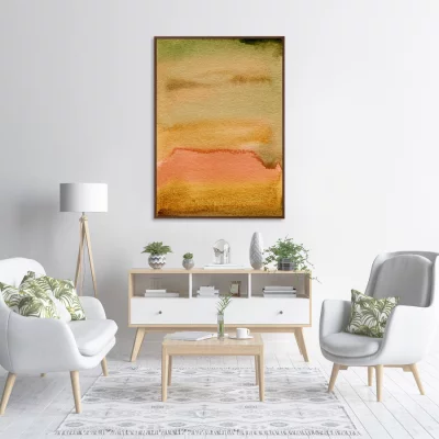 Постер на холсте Hot sunset in July 75X105 CM 3