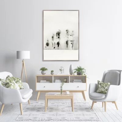 Постер на холсте Trees in the snow 75X105 / 75X105 CM 3