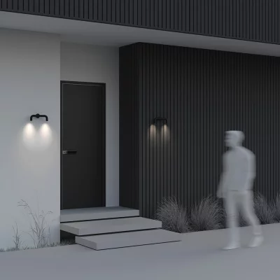 Уличный настенный светильник Изящный 28.4X7X10.9 CM 5