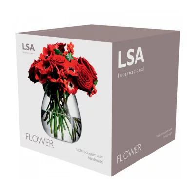 Ваза округлая низкая flower 17 см 3
