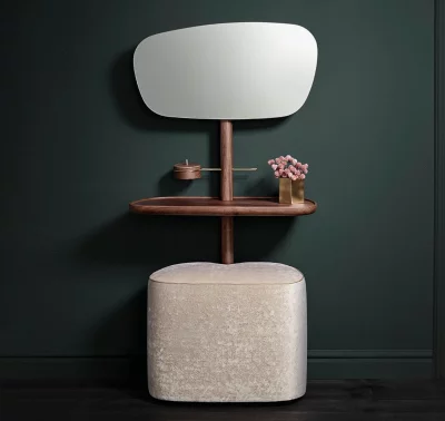 Туалетный столик из американского ореха c пуфиком Momentos 67X34X129 CM 6