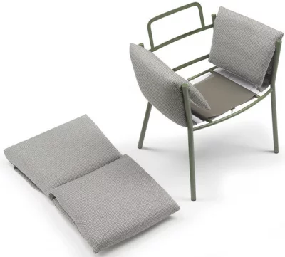 Стул c подушками Brezza 62X55X79 CM 8