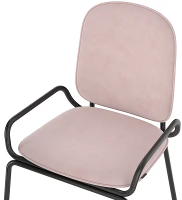 Стул Ror double frame 50X56X82 CM розовый 4