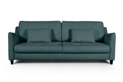 Диван-кровать Стокгольм прямой велюровый зеленый 224X97X90 CM 3