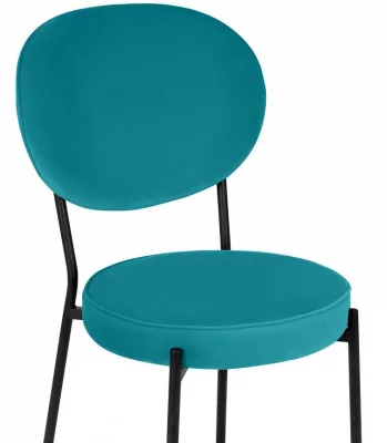 Стул Noemi 51X58X91 CM бирюзовый 5