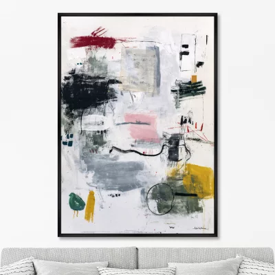 Репродукция картины на холсте Color Construction 75X105 CM 6