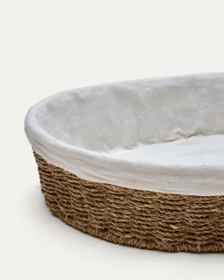 Большая корзина из натурального волокна Tossa 60.5X44.5X11 CM 3