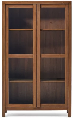 Витрина из тика Sashi 110X40X185 CM 3