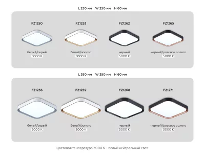 Накладной светильник Ambrella Light FZ1259 5