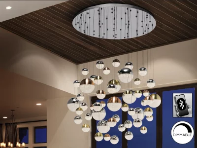 Подвесной светильник Sphere BLUETOOTH цветной 140X200 CM 4