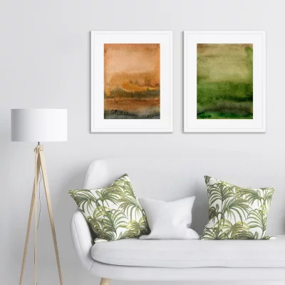 Диптих постеров в раме Landscape colors 42X52 / 42X52 CM 4