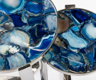 Столик Blue Agate 35X35X55 CM 6