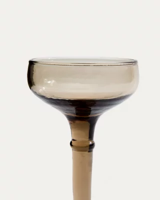 Бокал для вина Vinea из коричневого переработанного стекла 9.5X9.5X15 CM 5