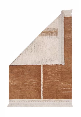 Стираемый хлопковый двусторонний ковёр  Duetto Toffi 140X200 CM 11