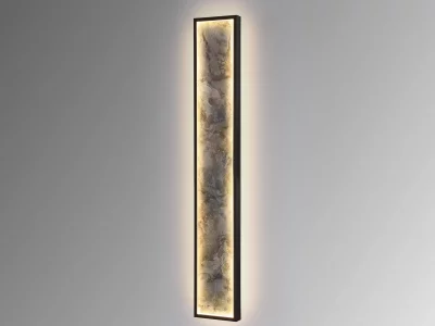 Настенный светодиодный светильник Stone CCT черный 100X15X6 CM 10