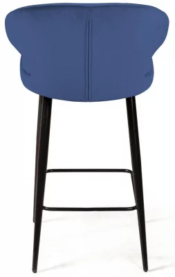 Стул полубарный Richard 51X51X91 CM синий  6