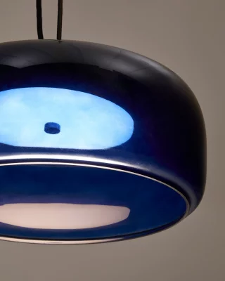 Потолочный светильник из синего стекла Reig 38 CM 4